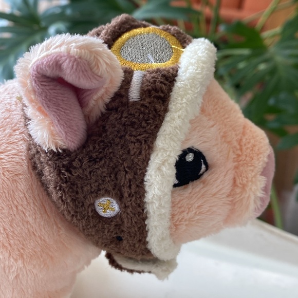 Compendium Flying Aviation Pig Plush Toy Stuffed Animal - Picture 8 of 12